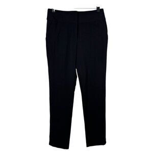 BCX NEW Black Dress Pants Junior Size 7 Waist Slimming Straight Leg READ Classic